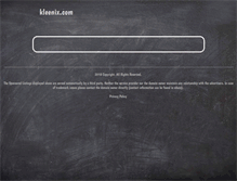 Tablet Screenshot of kleenix.com